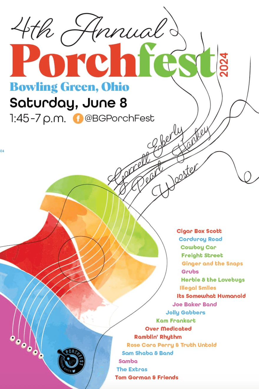 PorchFest 2024 Official Poster